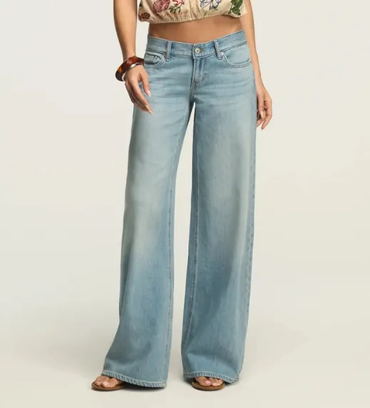 Liquid Denim Luxe Super Low Rise Ultra Wide